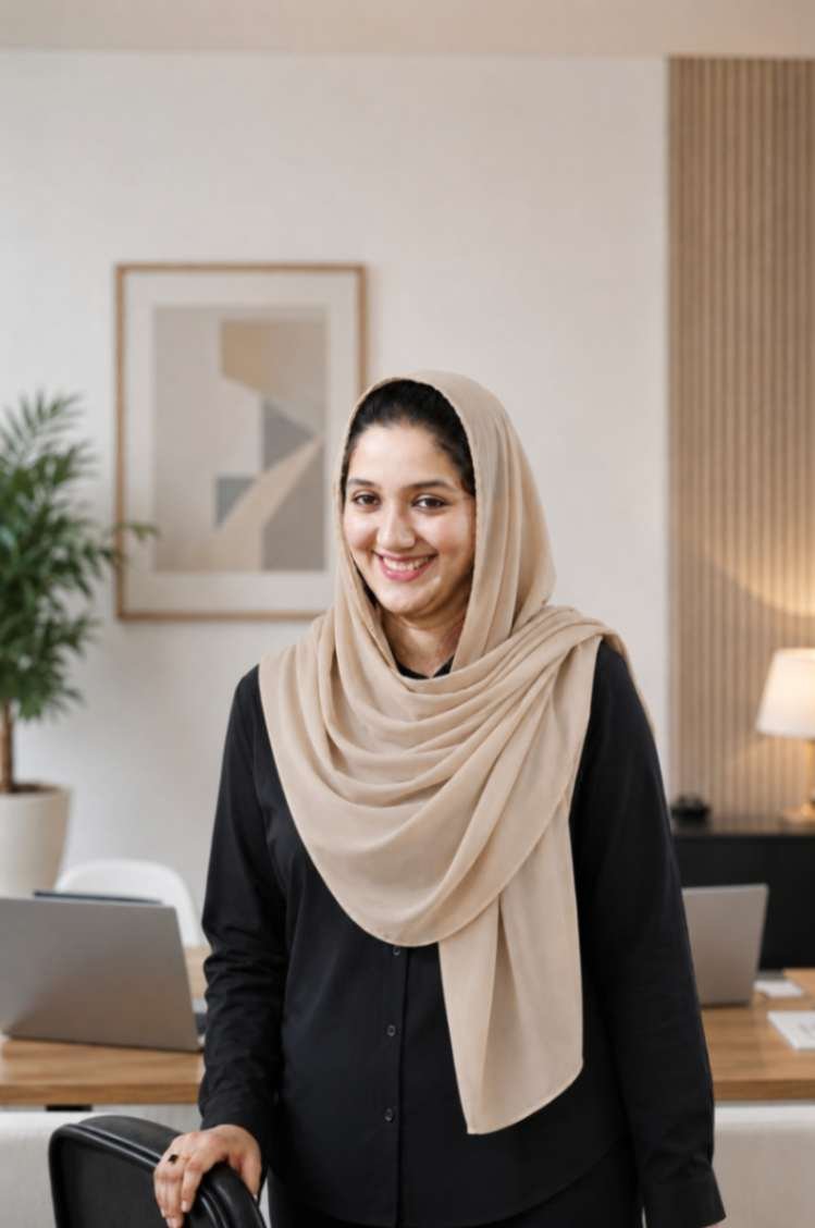 Hiba Fathima, web developer at Trained CB and freelance web developer